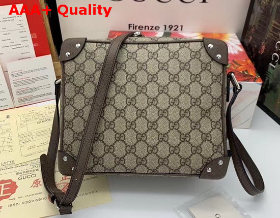 Gucci GG Shoulder Bag with Leather Details 626363 Replica