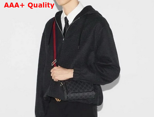 Gucci GG Super Mini Bag in Black GG Supreme Canvas 791741 Replica