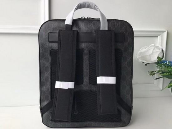 Gucci GG Supreme Backpack with Angry Cat