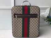 Gucci GG Supreme Backpack with Web Stripe