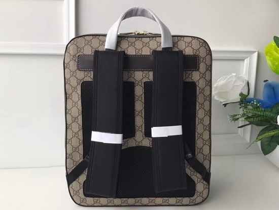 Gucci GG Supreme Backpack with Web Stripe