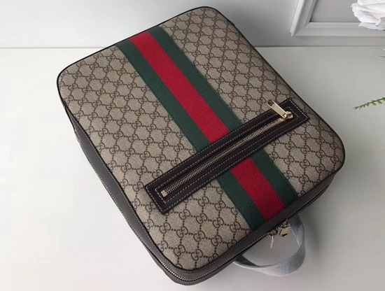 Gucci GG Supreme Backpack with Web Stripe