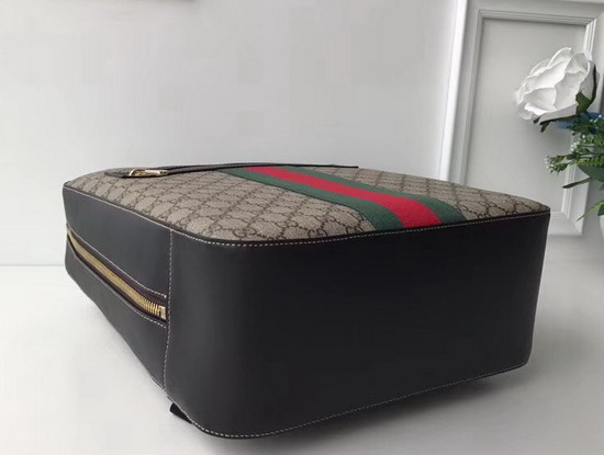 Gucci GG Supreme Backpack with Web Stripe