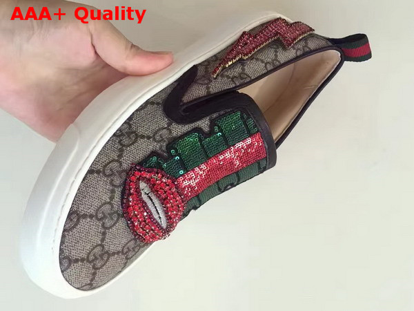 Gucci GG Supreme Canvas Slip On Sneaker Replica