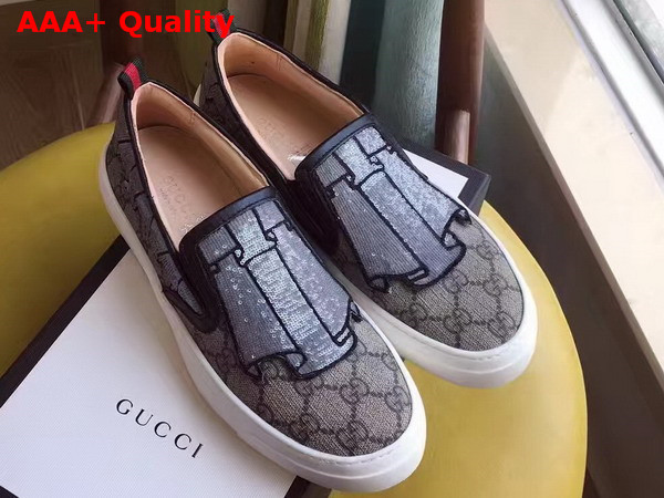 Gucci GG Supreme Canvas Slip On Sneaker Replica