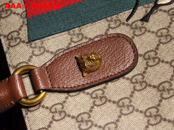 Gucci GG Supreme Canvas Tote With Bee Embroidery Replica