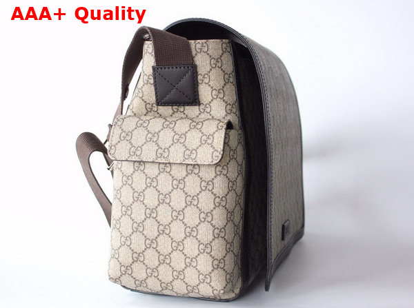 Gucci GG Supreme Diaper Bag in Beige 495909 Replica