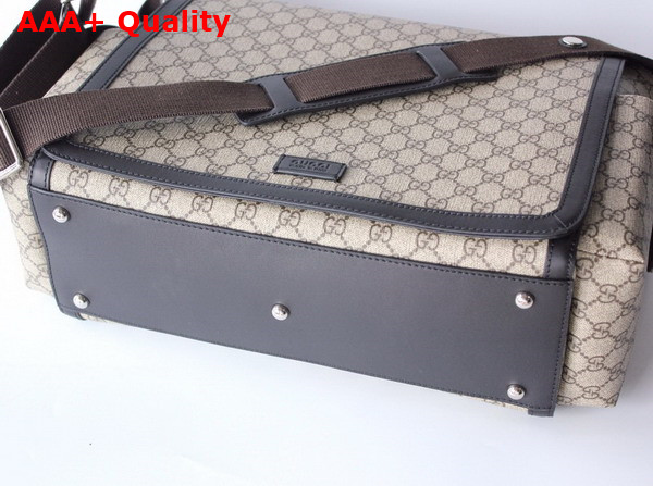 Gucci GG Supreme Diaper Bag in Beige 495909 Replica