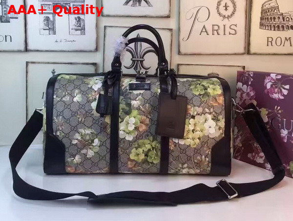 Gucci GG Supreme Duffle Bag Blooms Print Replica