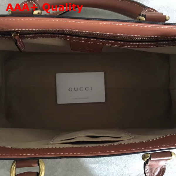 Gucci GG Supreme Embroided Top Handle Bag Replica