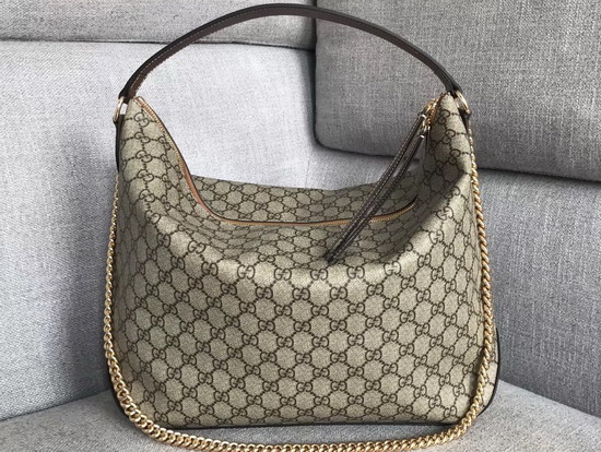 Gucci GG Supreme Large Hobo 477324