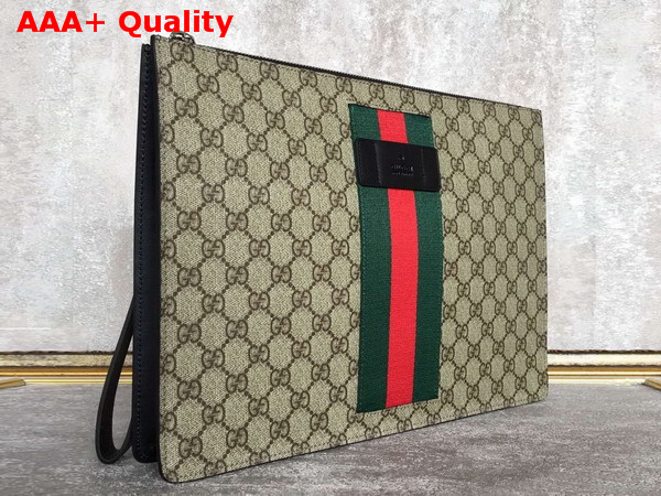 Gucci GG Supreme Mens Bag with Green Red Green Web Replica