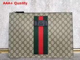 Gucci GG Supreme Mens Bag with Green Red Green Web Replica