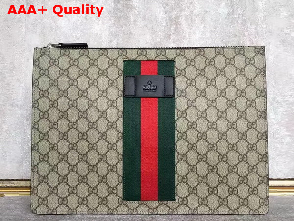 Gucci GG Supreme Mens Bag with Green Red Green Web Replica