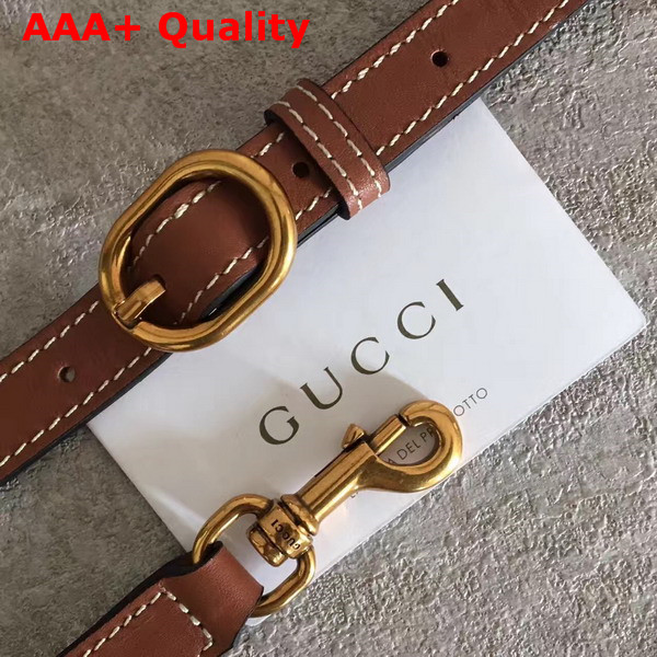 Gucci GG Supreme Top Handle Bag Brown Replica