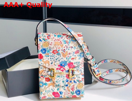 Gucci Horsebit 1955 Liberty Floral Mini Bag 625615 Replica