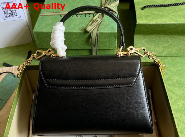 Gucci Horsebit 1955 Mini Bag in Black Leather 703848 Replica