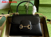 Gucci Horsebit 1955 Mini Bag in Black Leather 703848 Replica