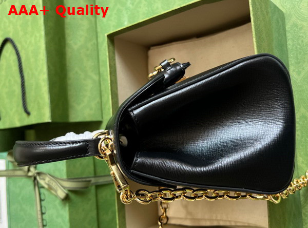 Gucci Horsebit 1955 Mini Bag in Black Leather 703848 Replica