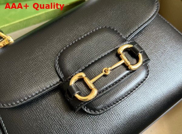 Gucci Horsebit 1955 Mini Bag in Black Leather 703848 Replica