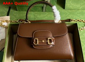 Gucci Horsebit 1955 Mini Bag in Light Brown Leather 703848 Replica