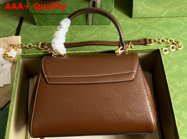 Gucci Horsebit 1955 Mini Bag in Light Brown Leather 703848 Replica