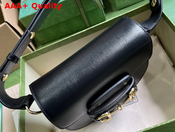 Gucci Horsebit 1955 Mini Rounded Bag in Black Leather 760191 Replica