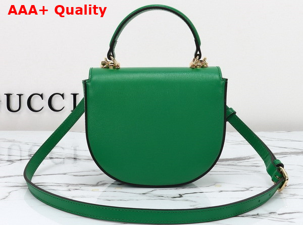 Gucci Horsebit 1955 Mini Top Handle Bag in Green Leather 781387 Replica