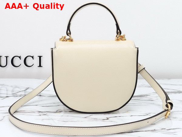 Gucci Horsebit 1955 Mini Top Handle Bag in White Leather 781387 Replica