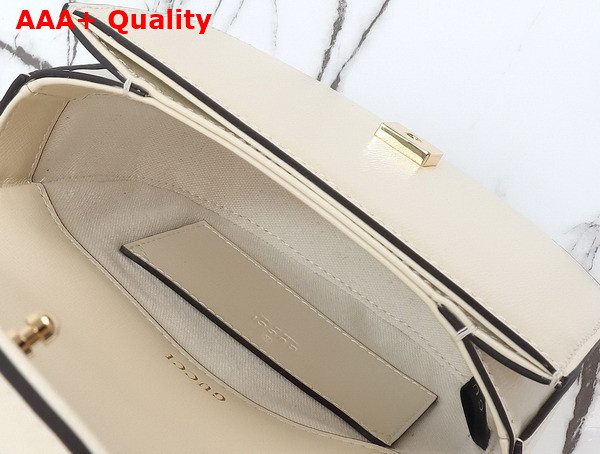 Gucci Horsebit 1955 Mini Top Handle Bag in White Leather 781387 Replica