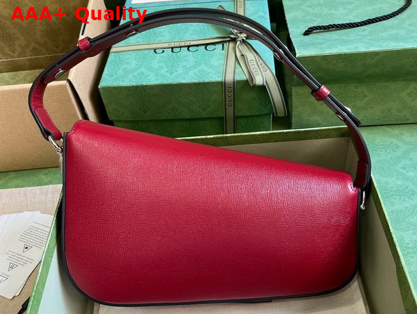 Gucci Horsebit 1955 Shoulder Bag in Red Leather 764155 Replica