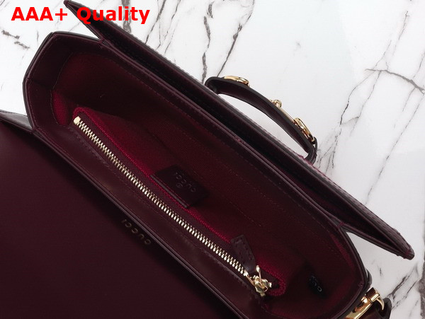 Gucci Horsebit 1955 Small Shoulder Bag Rosso Ancora Red Original GG Canvas 602204 Replica