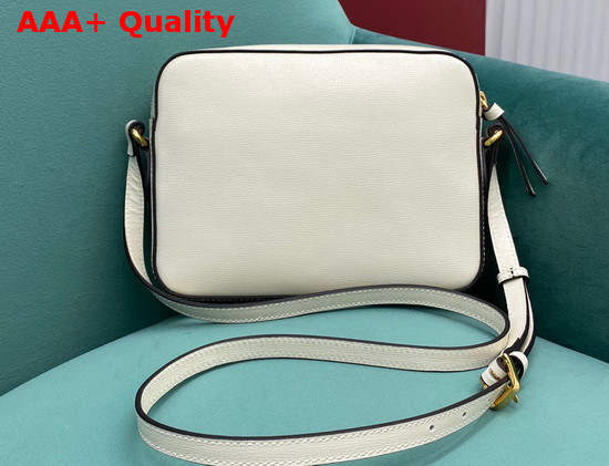 Gucci Horsebit 1955 Small Shoulder Bag White Leather 645454 Replica