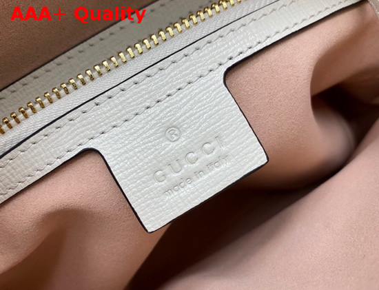 Gucci Horsebit 1955 Small Shoulder Bag White Leather 645454 Replica