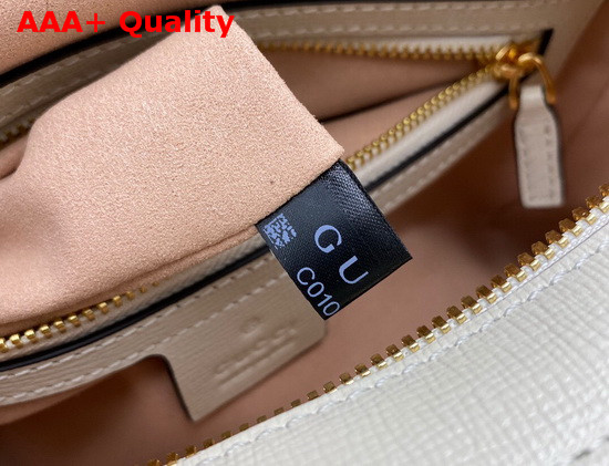 Gucci Horsebit 1955 Small Shoulder Bag White Leather 645454 Replica