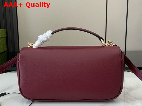 Gucci Horsebit 1955 Small Top Handle Bag in Gucci Rosso Ancora Red Leather 815206 Replica