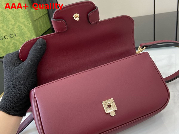 Gucci Horsebit 1955 Small Top Handle Bag in Gucci Rosso Ancora Red Leather 815206 Replica