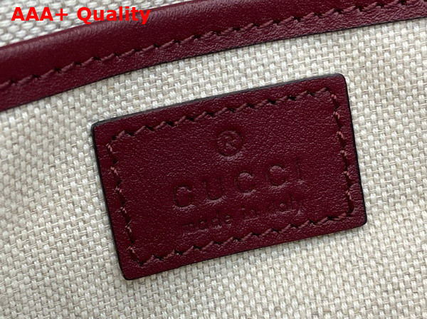 Gucci Horsebit 1955 Small Top Handle Bag in Gucci Rosso Ancora Red Leather 815206 Replica