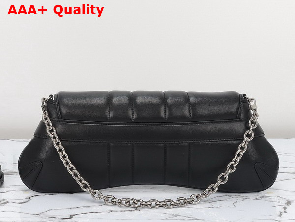 Gucci Horsebit Chain Medium Shoulder Bag in Black Leather 764255 Replica