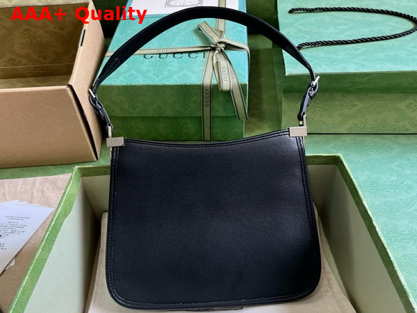 Gucci Horsebit Slim Small Shoulder Bag in Black Leather 764191 Replica