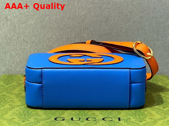 Gucci Interlocking G Mini Bag in Blue Leather 658230 Replica