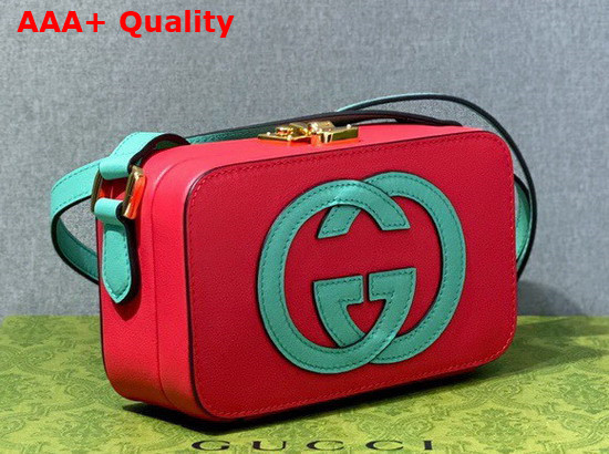 Gucci Interlocking G Mini Bag in Red Leather 658230 Replica