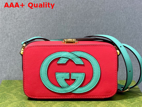 Gucci Interlocking G Mini Bag in Red Leather 658230 Replica