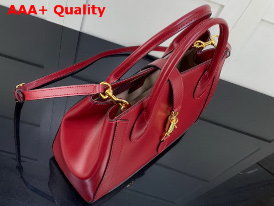 Gucci Jackie 1961 Medium Tote Bag in Red Leather 649016 Replica