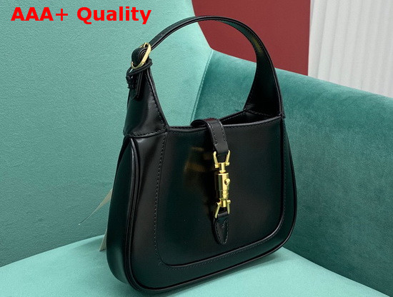 Gucci Jackie 1961 Mini Hobo Bag in Black Leather 637091 Replica