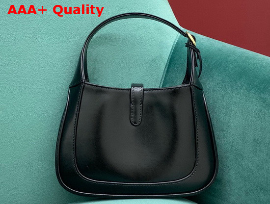 Gucci Jackie 1961 Mini Hobo Bag in Black Leather 637091 Replica