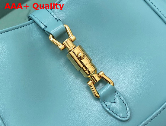 Gucci Jackie 1961 Mini Hobo Bag in Light Blue Leather 637091 Replica