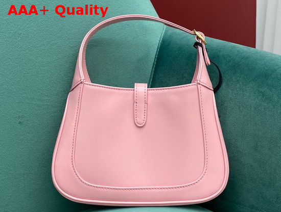 Gucci Jackie 1961 Mini Hobo Bag in Light Pink Leather 637091 Replica