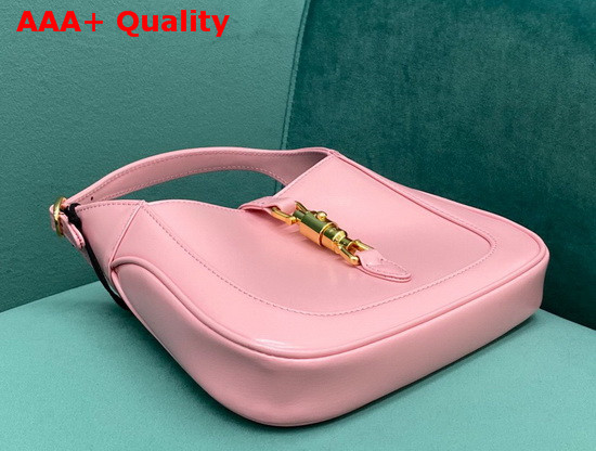 Gucci Jackie 1961 Mini Hobo Bag in Light Pink Leather 637091 Replica