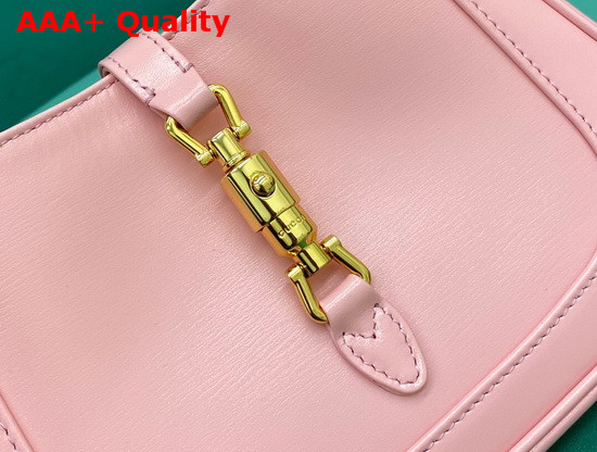 Gucci Jackie 1961 Mini Hobo Bag in Light Pink Leather 637091 Replica